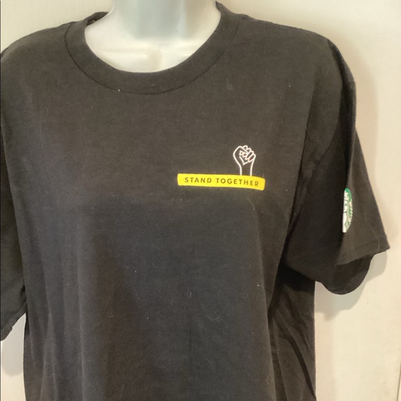 Stand Together tee-shirt, sponsored by Starbucks. Size Large. - Picture 2 of 6